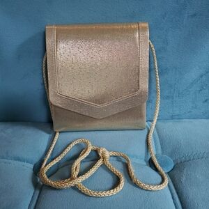 Bechamel Gold Lame Cocktail Purse